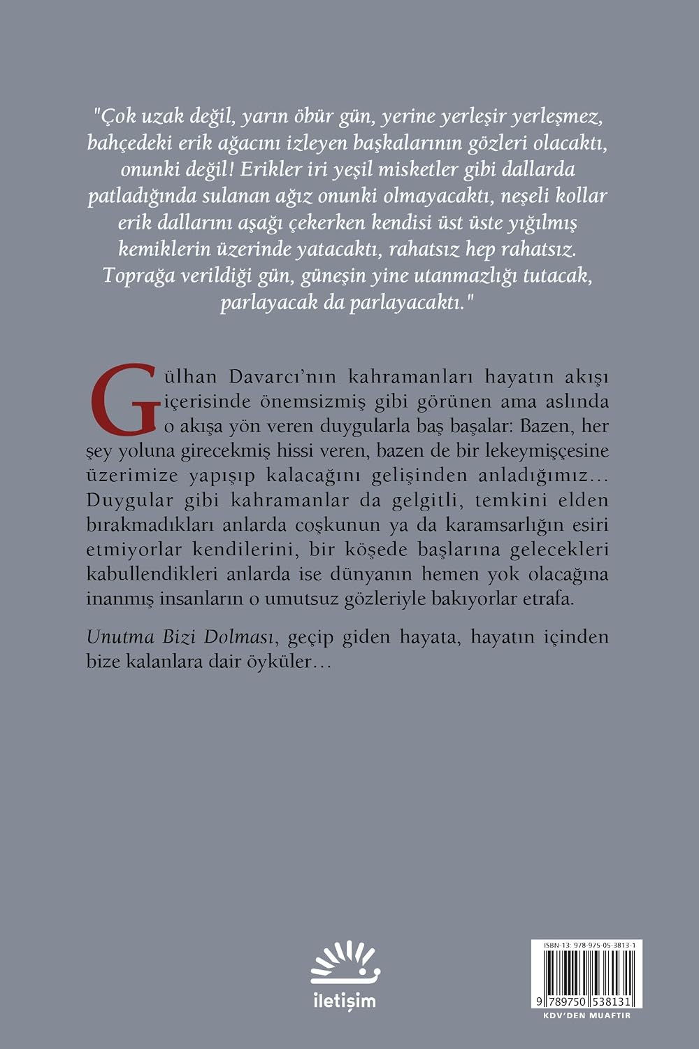 Unutma Bizi Dolması