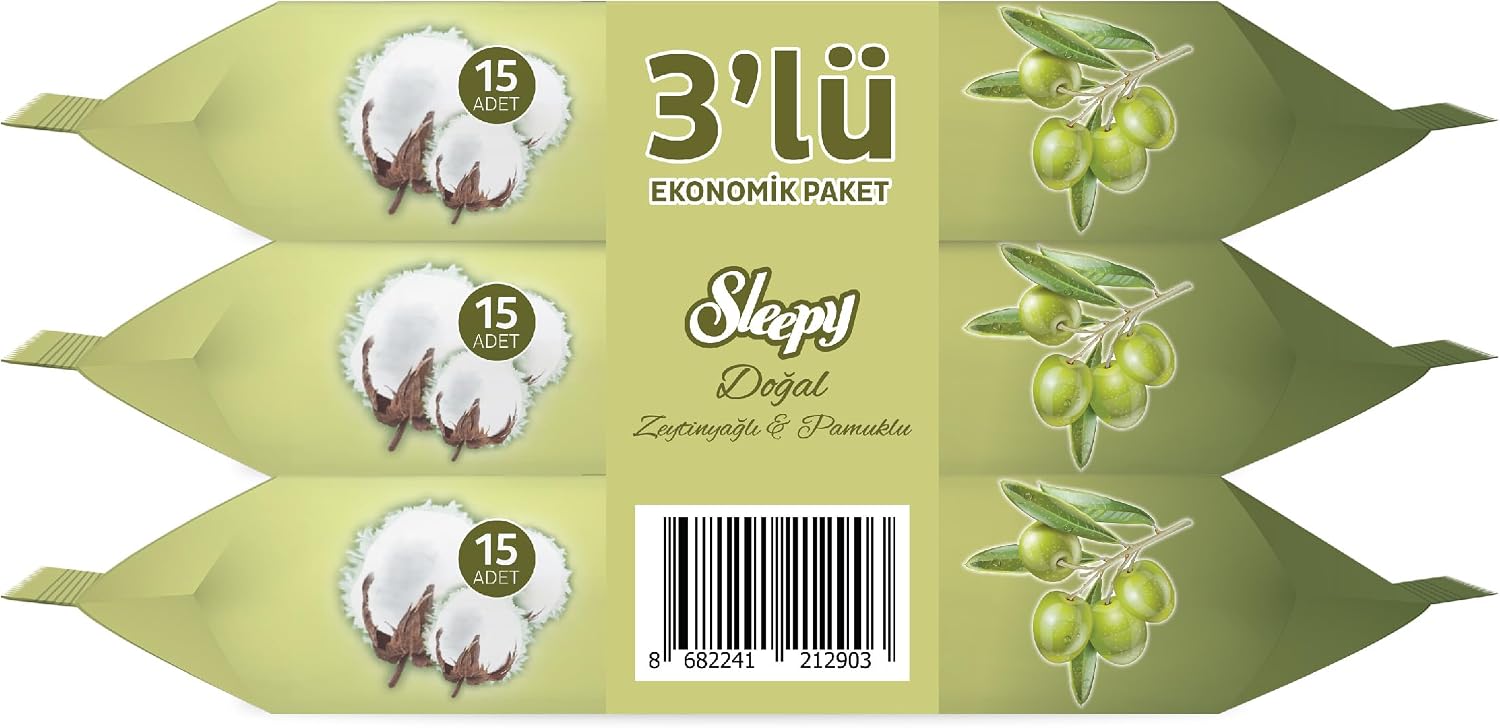 Pamuk Zeytin Cep Mendili 12x3x15 (540 Yaprak)