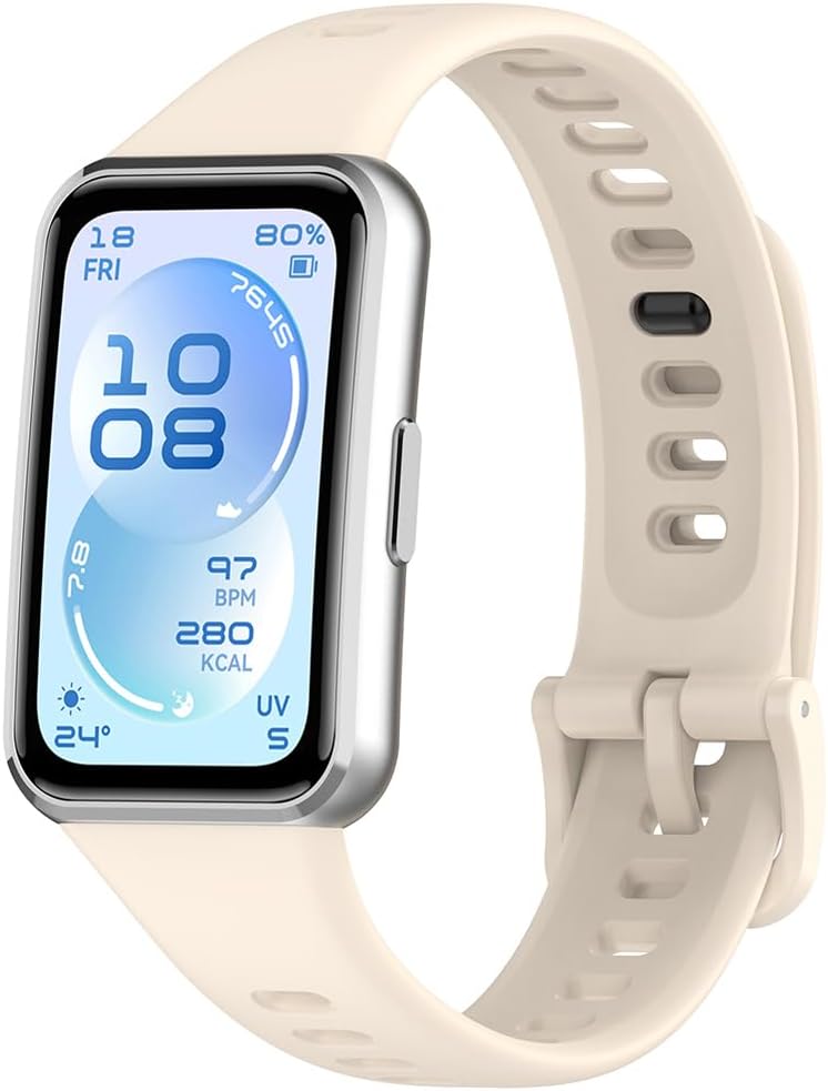 Huawei Band 8 Uyumlu Silikon Kordon, Dayanıklı, Rahat ve Şık Tasarım - Siyah Renk, Kolay Takıp Çıkarma, Sağlam Bağlantı, Tüm Gün Kullanıma Uygun, Spor ve Günlük Kullanım İçin